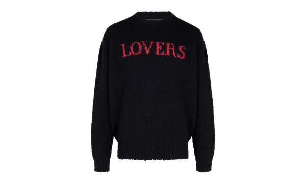 Wool 'Lovers' Oversized Sweater "Red"