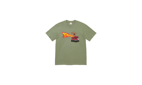Thrasher® Back Tail Tee "FW 24 Green"
