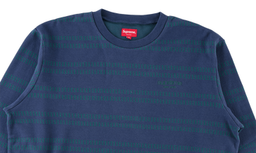 Dash Stripe Crewneck