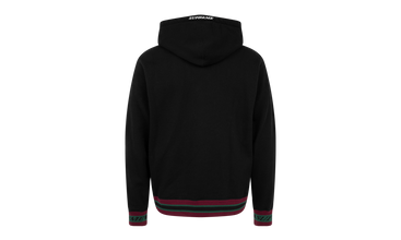 Striped Rib Hooded Sweatshirt 