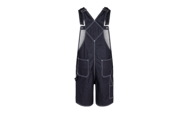 Black Bermuda Overalls 