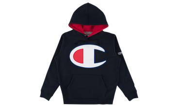 Champion Satin Logo Hooded Sweatshirt 