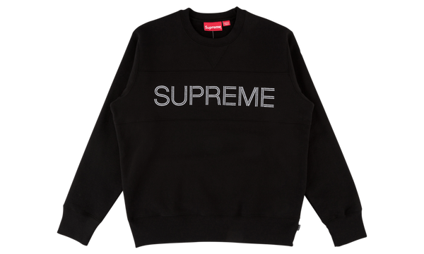 Zig Zag Stitch Panel Crewneck "FW 17"
