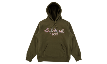 Brush Logo Hooded Sweatshirt 