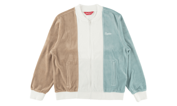 Velour Zip Up Sweatshirt "SS 18"