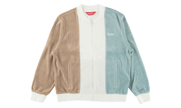 Velour Zip Up Sweatshirt 