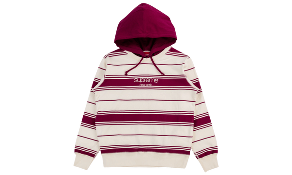 Striped Hooded Crewneck