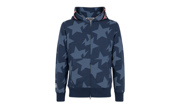Sta Pattern Shark Full Zip Hoodie