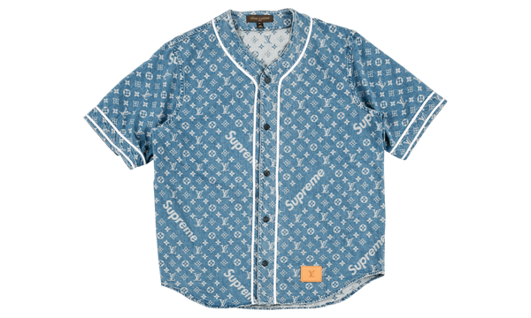 Denim Baseball Shirt "Louis Vuitton X Supreme"