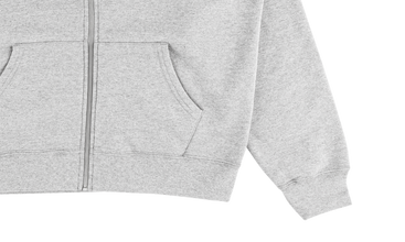 Small Box Zip Up Hoodie 