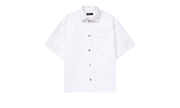 WHITE SS SHIRT JACKET 
