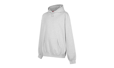 Satin Appliqué Hooded Sweatshirt 