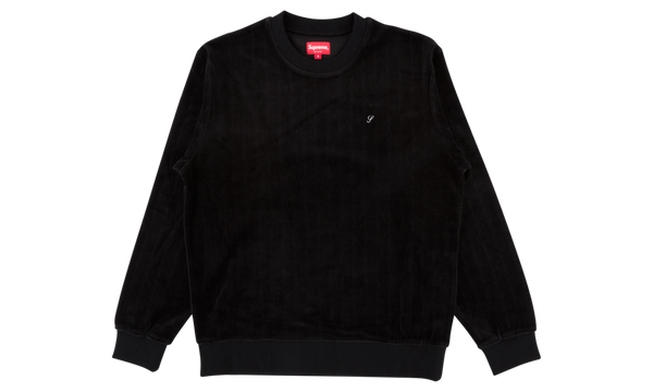 Ribbed Velour Crewneck "FW 17"