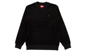Ribbed Velour Crewneck 