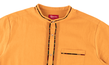 S/S Band Collar Shirt 