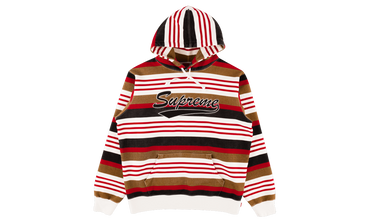 Striped Hooded Sweatshirt 