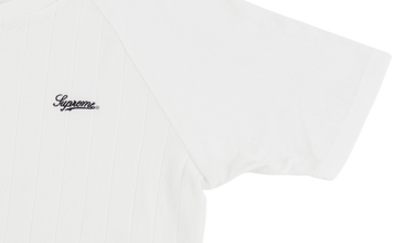 Striped Terry Raglan Top