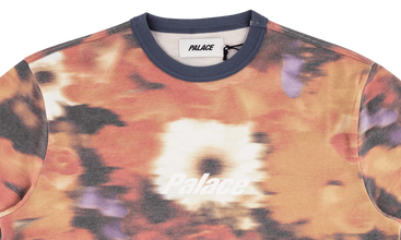 Blurry Flower Ringer T-Shirt