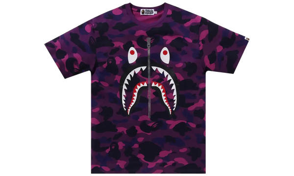 Color Camo Shark Tee "PURPLE CAMO"