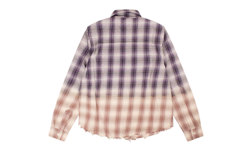 Ombre Lurex Plaid Shirt 