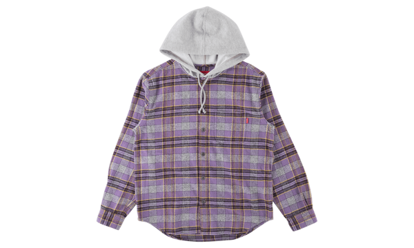 Hooded Plaid Flannel Shirt "SS 18"