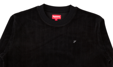 Ribbed Velour Crewneck 