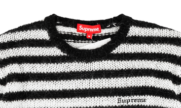 Stripe Mohair Sweater 