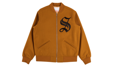 Old English Zip Up Varsity Jacket