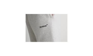 DIAG OUTLINE SLIM SWEATPANT MELANGEGREY 