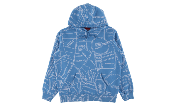 Gonz Embroidered Map Hoodie "SS 19"