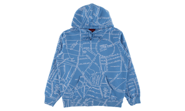 Gonz Embroidered Map Hoodie 