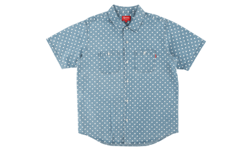 Polka Dot Denim Shirt 