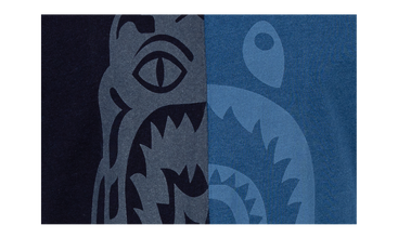 Indigo Half Tiger Shark Tee