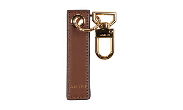 Nappa Tag Keychain "Brown"
