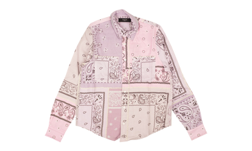 Cotton Bandana Reconstructed Flannel Shirt 