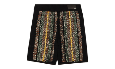 Cotton Braided Bandana Knit Shorts 