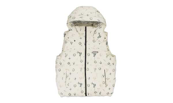 PRINTED CORDUROY PUFFER VEST "Multicolor"