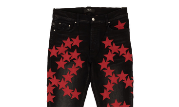 Star-appliqué straight-leg Jeans 