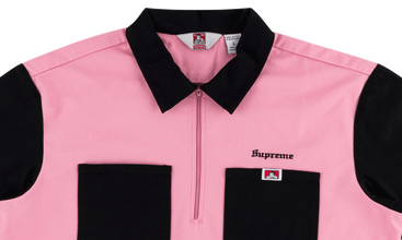 Ben Davis Half Zip Work Shirt 