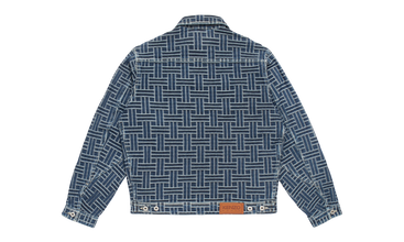 KENZO TUCKER DENIM JACKET WAEVE BLUE 