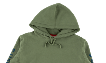 Gradient Sleeve Hooded Sweatshirt 