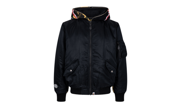 Bape Shark Hoodie MA-1 "Black"