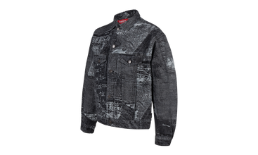 Supreme Archive Denim Jacquard Trucker Jacket 