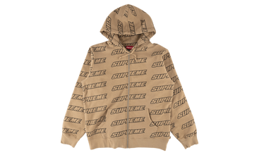 Repeat Zip Up Hooded Sweatshirt 