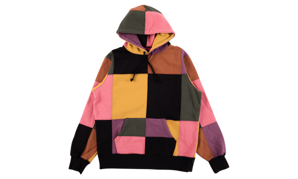 Patchwork Hooded Sweatshirt
