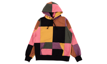 Patchwork Hooded Sweatshirt