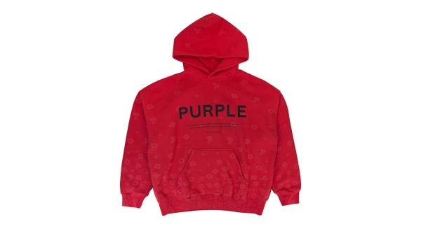 HEAVY FLEECE HOODY RED "Red"