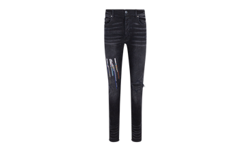 Black Straight-Fit Jeans 