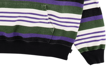 Striped Hooded Sweatshirt 