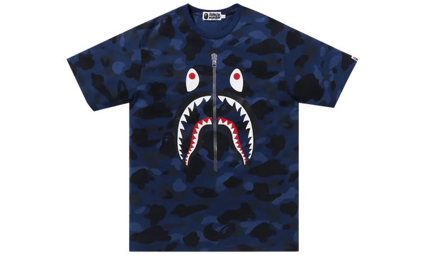 Color Camo Shark Tee "NAVY CAMO"